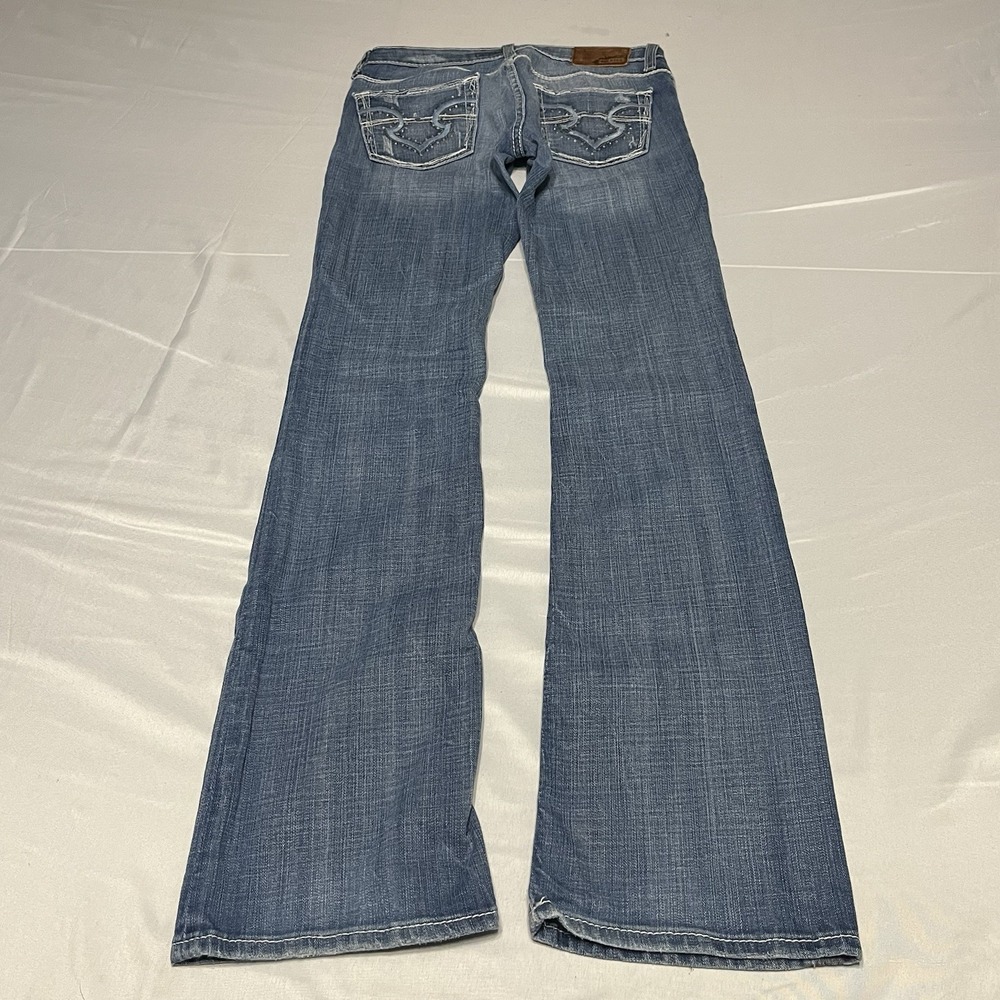 VTG Big Star Sweet Boot Jeans Fits 28 L Ultra Low Rise Distressed Denim Y2K